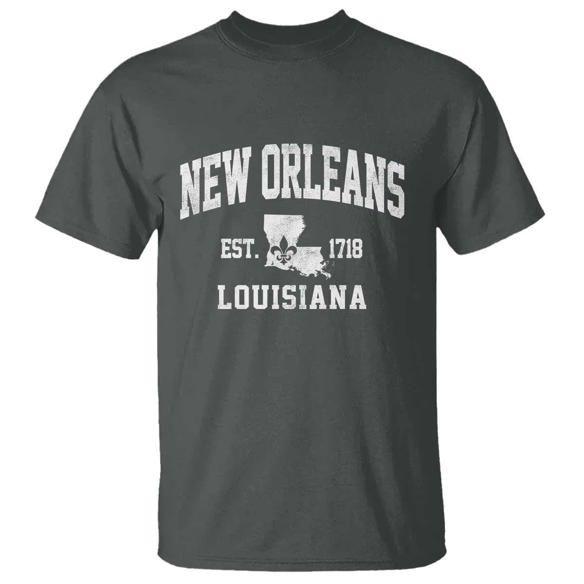 New Orleans Louisiana LA Est 1718 T Shirt