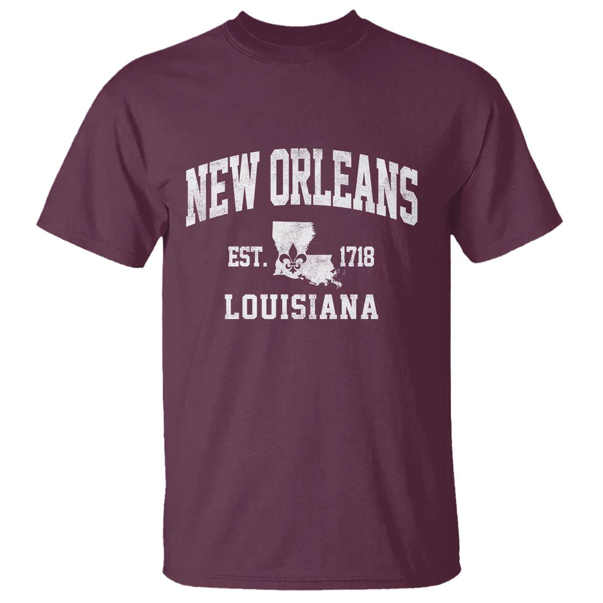New Orleans Louisiana LA Est 1718 T Shirt