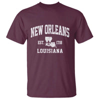New Orleans Louisiana LA Est 1718 T Shirt