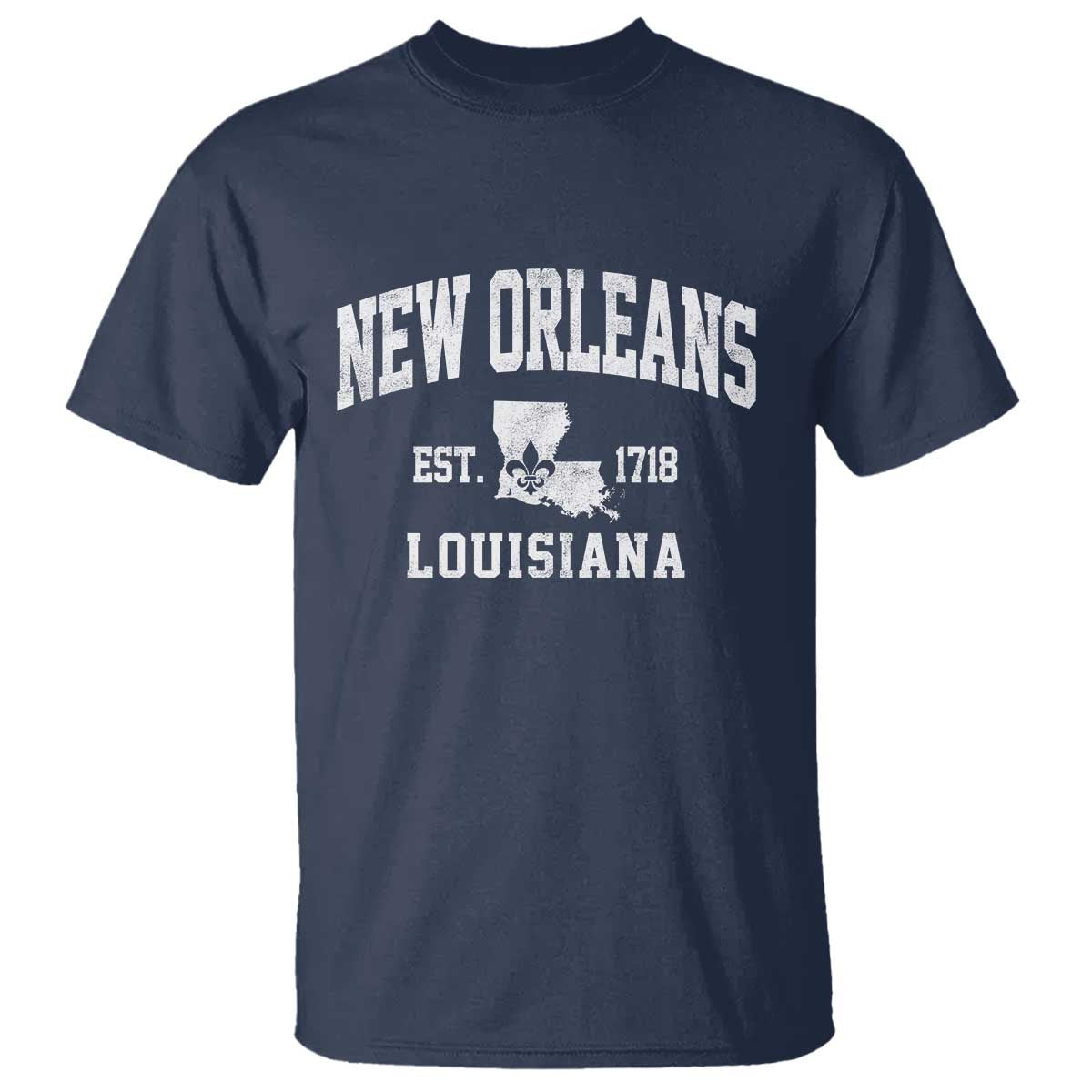 New Orleans Louisiana LA Est 1718 T Shirt