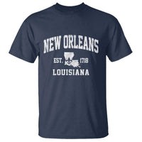 New Orleans Louisiana LA Est 1718 T Shirt