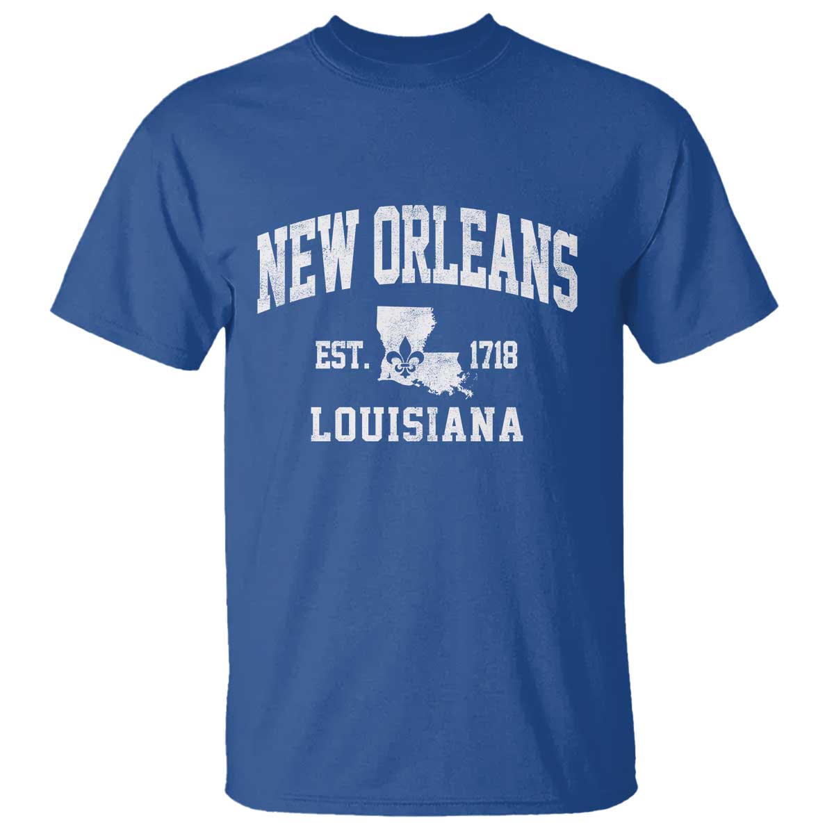 New Orleans Louisiana LA Est 1718 T Shirt