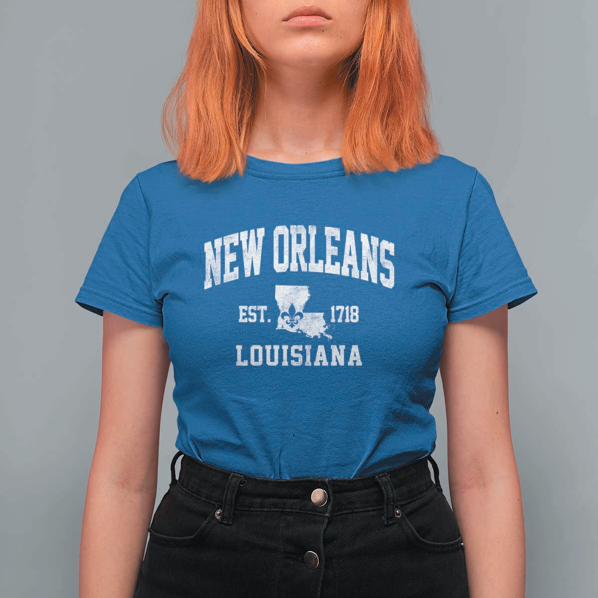 New Orleans Louisiana LA Est 1718 T Shirt For Women