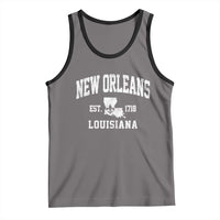 New Orleans Louisiana LA Est 1718 Tank Top