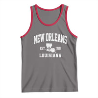 New Orleans Louisiana LA Est 1718 Tank Top
