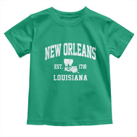 New Orleans Louisiana LA Est 1718 Toddler T Shirt