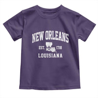 New Orleans Louisiana LA Est 1718 Toddler T Shirt