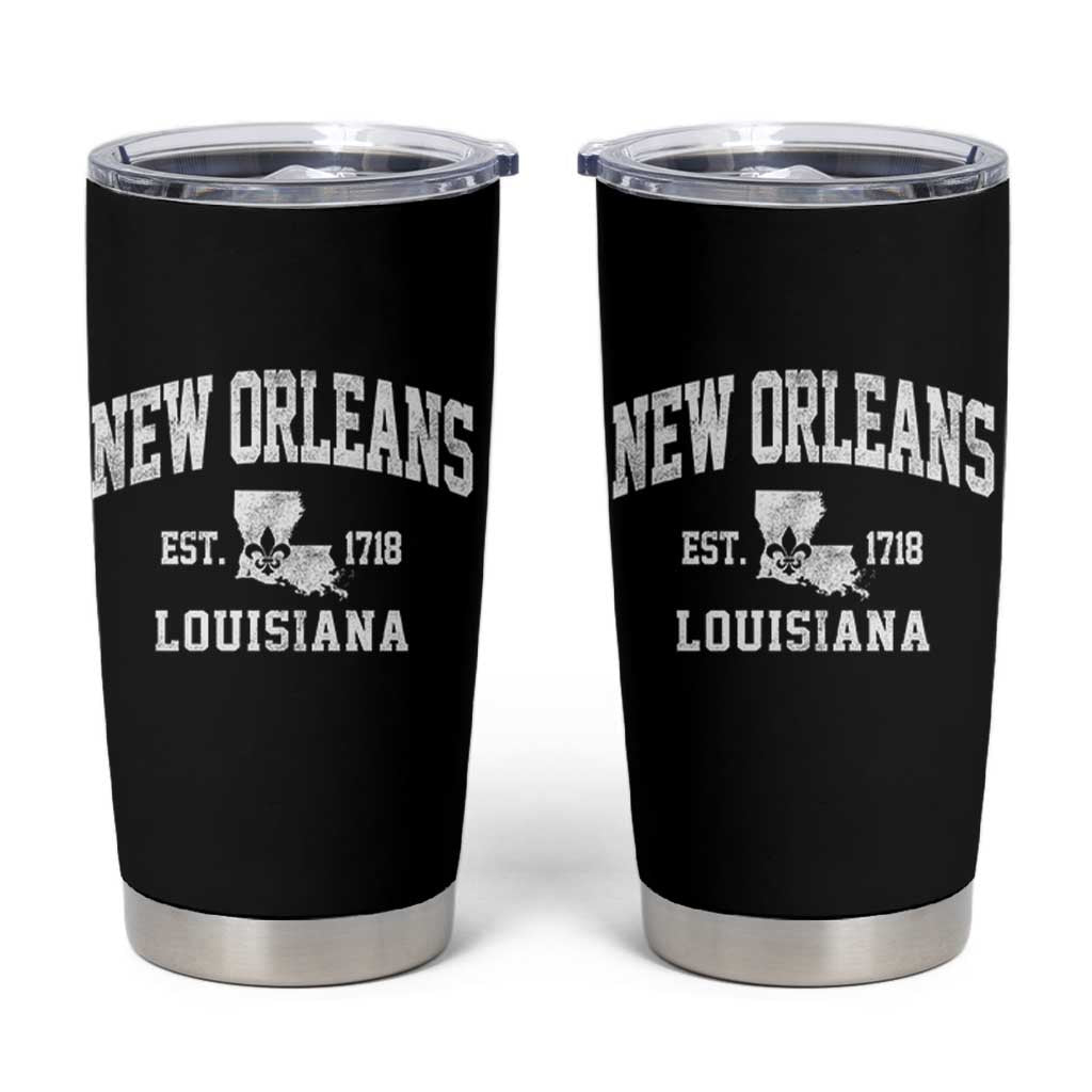New Orleans Louisiana LA Est 1718 Tumbler Cup