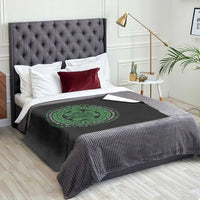Irish Blessing May The Road Rise To Meet You Throw Blanket Celtic Knot Shamrock