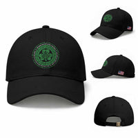 Irish Blessing May The Road Rise To Meet You Baseball Cap Celtic Knot Shamrock