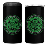 Irish Blessing May The Road Rise To Meet You 4 in 1 Can Cooler Tumbler Celtic Knot Shamrock