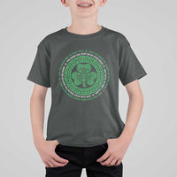Irish Blessing May The Road Rise To Meet You T Shirt For Kid Celtic Knot Shamrock