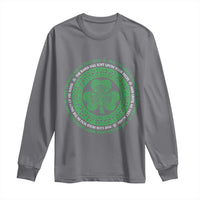 Irish Blessing May The Road Rise To Meet You Long Sleeve Shirt Celtic Knot Shamrock