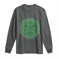 Irish Blessing May The Road Rise To Meet You Long Sleeve Shirt Celtic Knot Shamrock