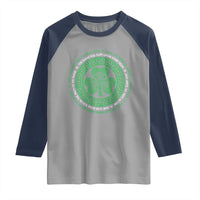 Irish Blessing May The Road Rise To Meet You Raglan Shirt Celtic Knot Shamrock