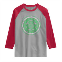 Irish Blessing May The Road Rise To Meet You Raglan Shirt Celtic Knot Shamrock
