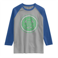 Irish Blessing May The Road Rise To Meet You Raglan Shirt Celtic Knot Shamrock