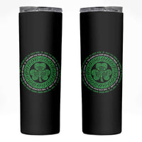 Irish Blessing May The Road Rise To Meet You Skinny Tumbler Celtic Knot Shamrock