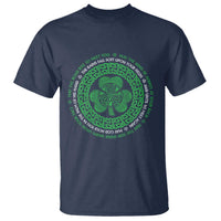 Irish Blessing May The Road Rise To Meet You T Shirt Celtic Knot Shamrock