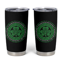 Irish Blessing May The Road Rise To Meet You Tumbler Cup Celtic Knot Shamrock
