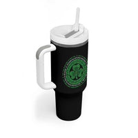 Irish Blessing May The Road Rise To Meet You Tumbler With Handle Celtic Knot Shamrock