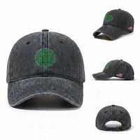 Irish Blessing May The Road Rise To Meet You Washed Cotton Baseball Cap Celtic Knot Shamrock
