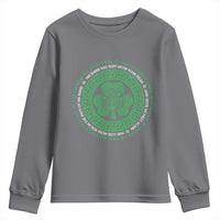 Irish Blessing May The Road Rise To Meet You Youth Sweatshirt Celtic Knot Shamrock