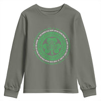 Irish Blessing May The Road Rise To Meet You Youth Sweatshirt Celtic Knot Shamrock