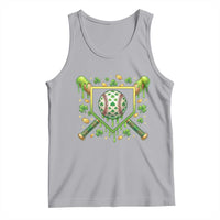 St Patricks Day Baseball Ice Cream Drip Home Plate Tank Top