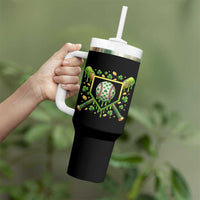 St Patricks Day Baseball Ice Cream Drip Home Plate Tumbler With Handle