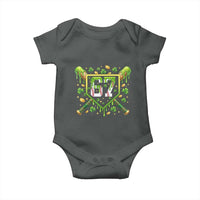 Funny St Patricks Day 67 Six Seven Baseball Ice Cream Drip Baby Onesie