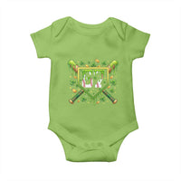 Funny St Patricks Day 67 Six Seven Baseball Ice Cream Drip Baby Onesie