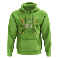 Funny St Patricks Day 67 Six Seven Baseball Ice Cream Drip Hoodie