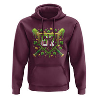 Funny St Patricks Day 67 Six Seven Baseball Ice Cream Drip Hoodie