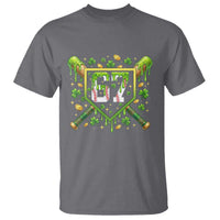 Funny St Patricks Day 67 Six Seven Baseball Ice Cream Drip T Shirt