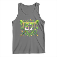 Funny St Patricks Day 67 Six Seven Baseball Ice Cream Drip Tank Top