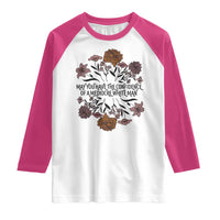May You Have The Confidence Of A Mediorcre White Man Raglan Shirt Vintage Floral