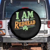 Funny St Patrick's Day I Am The Redhead Spare Tire Cover Shamrock