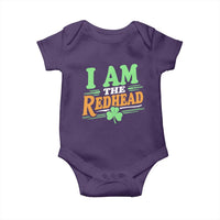 Funny St Patrick's Day I Am The Redhead Baby Onesie Shamrock