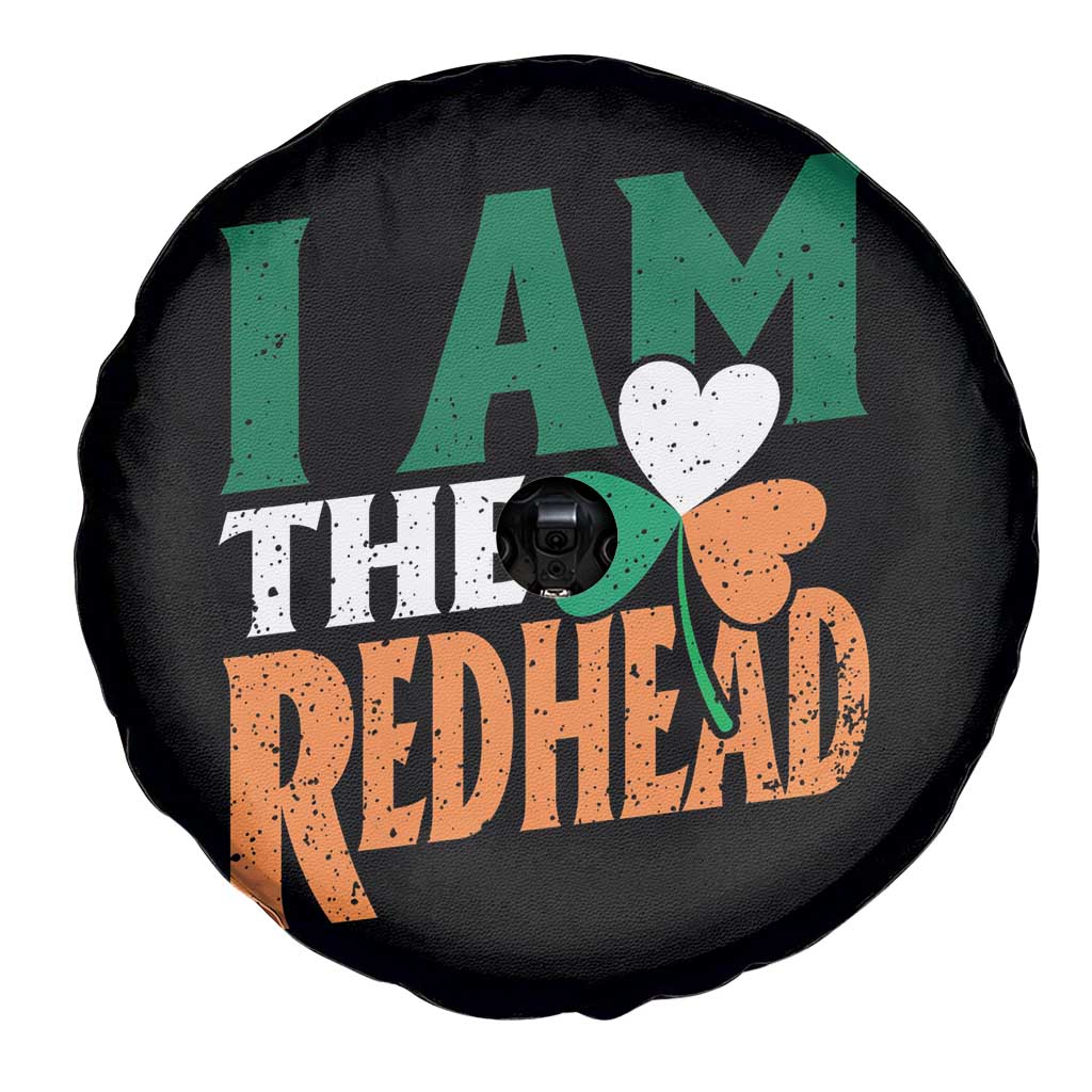 Funny Irish St Patrick's Day I Am The Redhead Spare Tire Cover Ireland Flag Shamrock