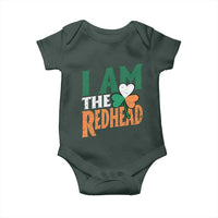 Funny Irish St Patrick's Day I Am The Redhead Baby Onesie Ireland Flag Shamrock