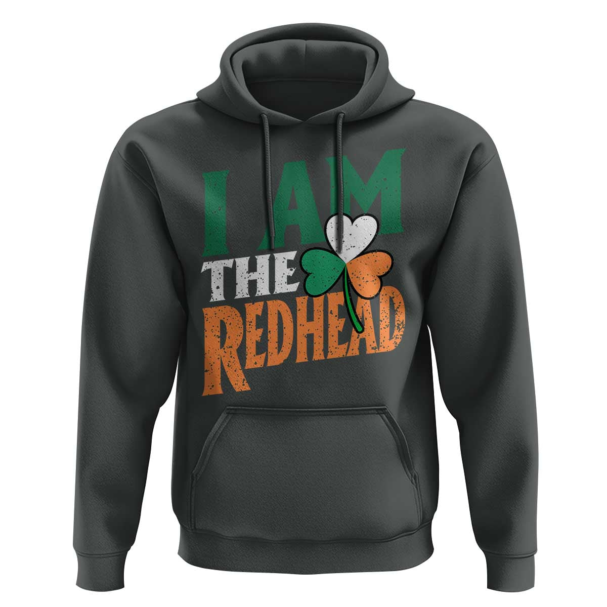 Funny Irish St Patrick's Day I Am The Redhead Hoodie Ireland Flag Shamrock