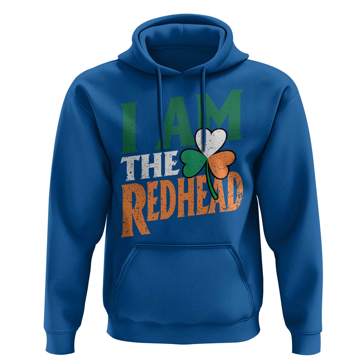 Funny Irish St Patrick's Day I Am The Redhead Hoodie Ireland Flag Shamrock