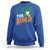 Funny Irish St Patrick's Day I Am The Redhead Sweatshirt Ireland Flag Shamrock