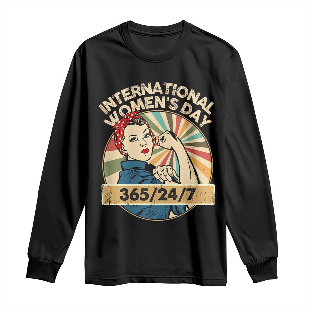 International Women's Day IWD 8 March 2025 Long Sleeve Shirt