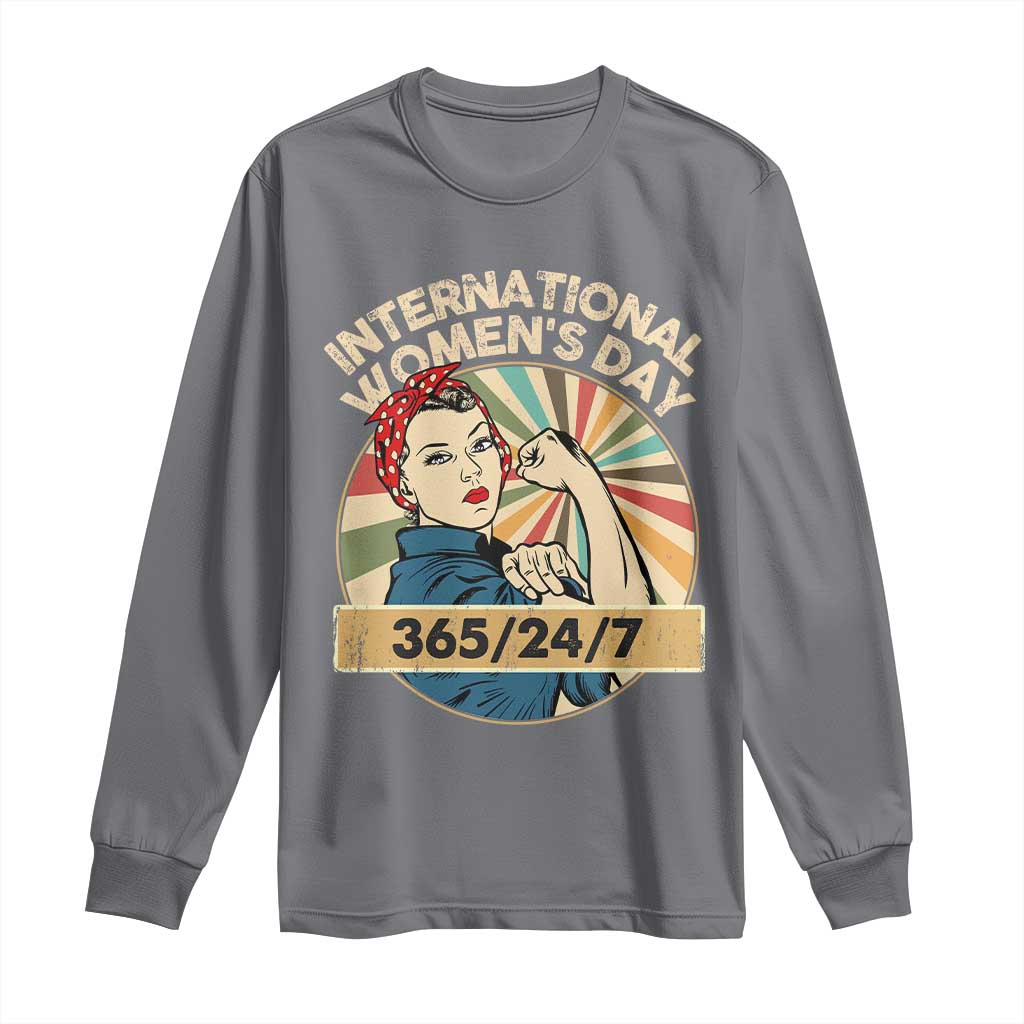 International Women's Day IWD 8 March 2025 Long Sleeve Shirt