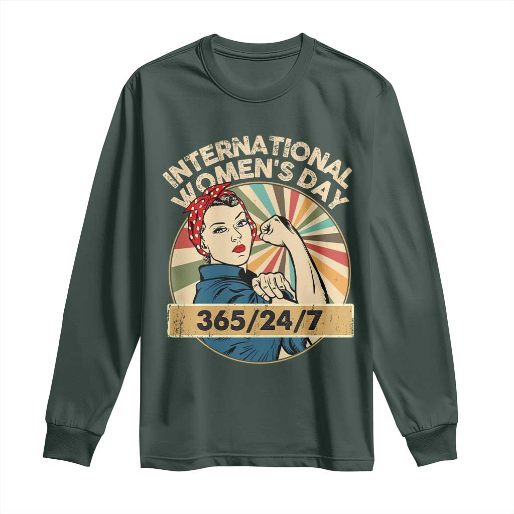 International Women's Day IWD 8 March 2025 Long Sleeve Shirt