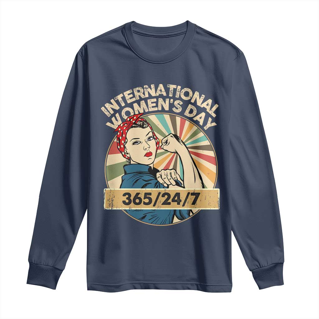 International Women's Day IWD 8 March 2025 Long Sleeve Shirt
