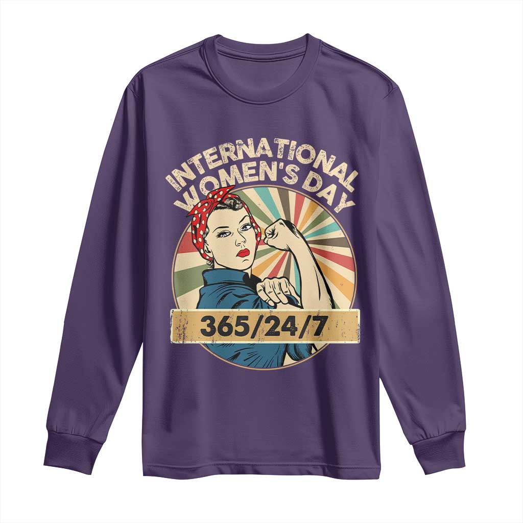 International Women's Day IWD 8 March 2025 Long Sleeve Shirt