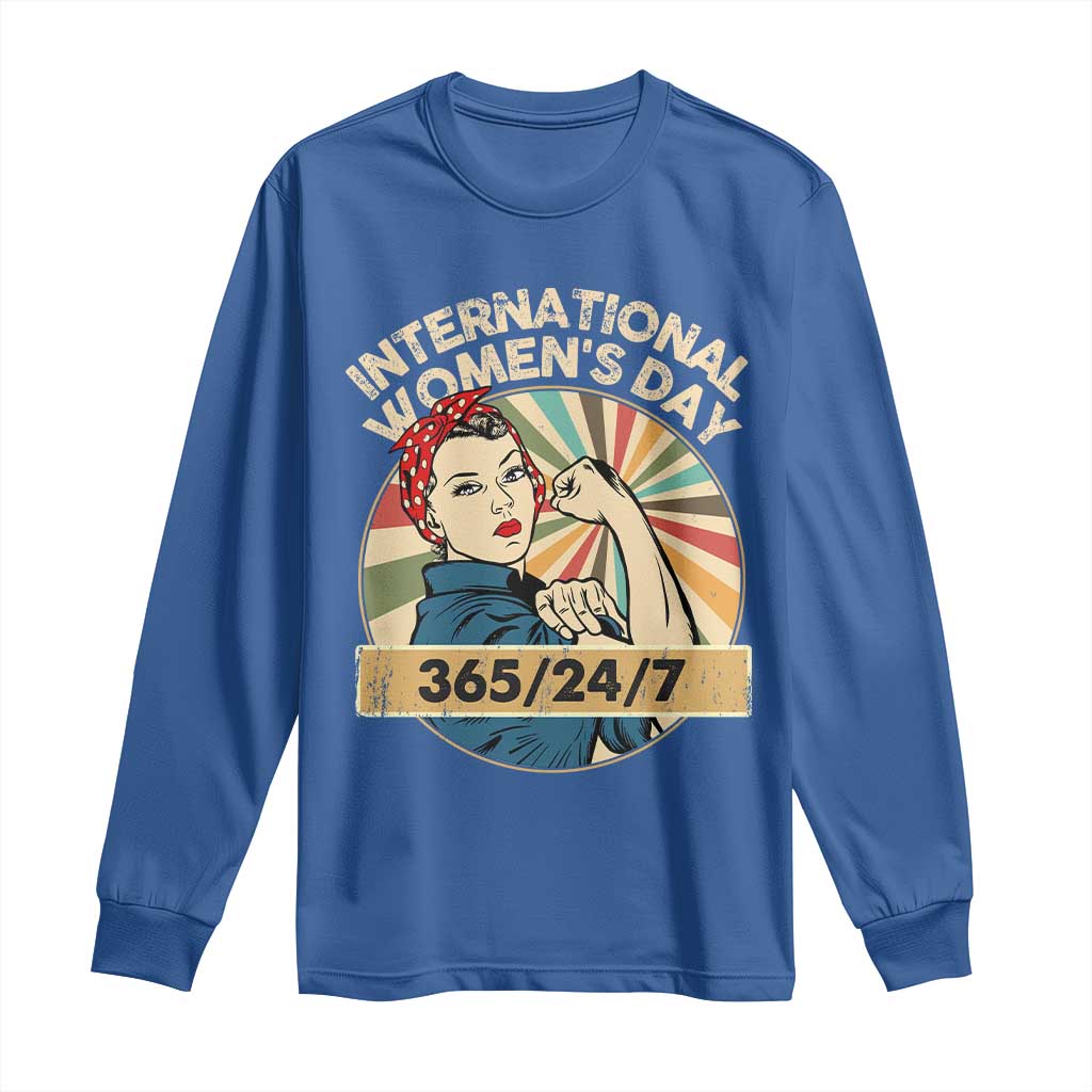 International Women's Day IWD 8 March 2025 Long Sleeve Shirt